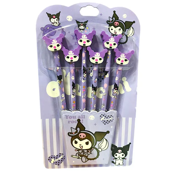 Kuromi Σετ μολύβια 6 τεμάχια 23966-7