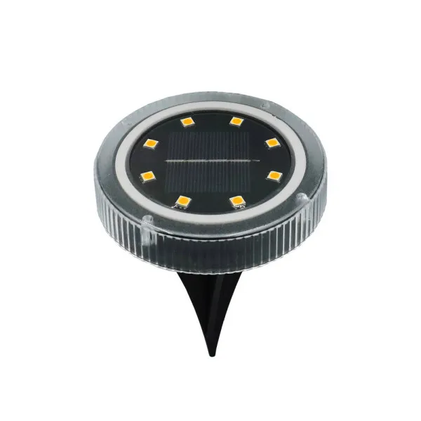 Ηλιακό Καρφωτό - Χωνευτό Φωτιστικό Κήπου IP65 με 8 LED SMD Θερμό Λευκό 6000K