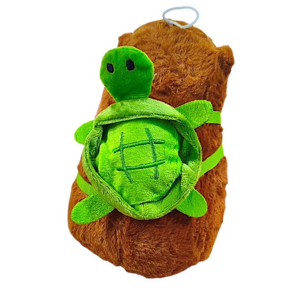 Λούτρινο Καπιμπάρα Backpack Χελώνα 25cm Mohicans 1440-305 Καφέ