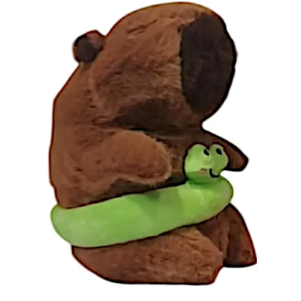 Λούτρινο Καπιμπάρα με 25cm με Βατραχάκι Mohicans 1440-1360-1-5 Καφέ