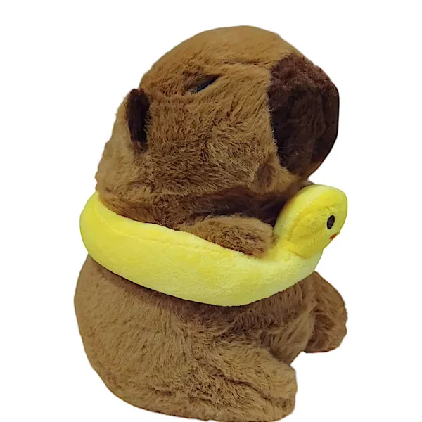 Λούτρινο Καπιμπάρα με 25cm με παπάκι Mohicans 1440-1360-1-4 Καφέ