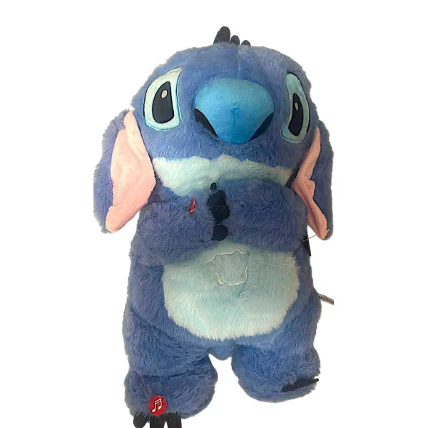 Λούτρινο Lilo & Stitch 3 σε 1 που αναπνέει μουσική και κουνάει τα αυτιά 40cm 1440-51088-1 Μπλε