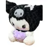 Λούτρινο Sanrio Kuromi Hello Kitty 50cm 1440-246-3 Μαύρο