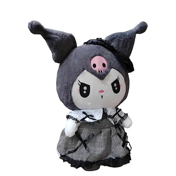 Λούτρινο Sanrio Kuromi Hello Kitty 65cm 1440-888 Γκρι