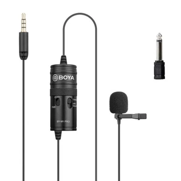 Πυκνωτικό Μικρόφωνο Jack 3.5mm Πέτου για Κάμερα και Κινητό Boya BY-M1