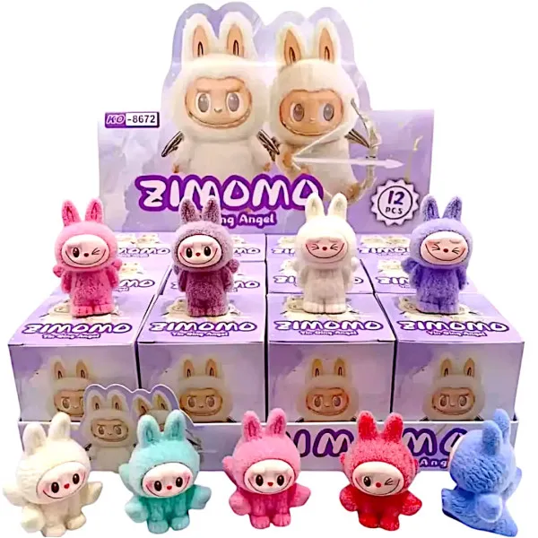 Μίνι φιγούρες Labubu Yin Qing Angel σε κουτί Zimomo Surprise NT-8672