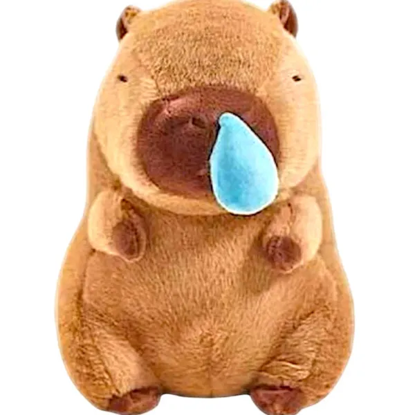 Mohicans Λούτρινο ζωάκι Καπιμπάρα (Capybara) με καταρροή στη μύτη και δόνηση 100cm 1440-86256-100 Καφέ