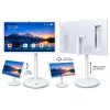 Mohicans Smart Οθόνη Αφής 27" Full HD Android 12 4GB/64GB WiFi με Βάση 360° Λευκή