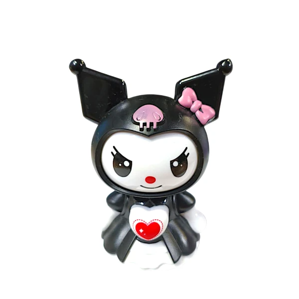 Μπρελόκ Kuromi Με Αλλαγή Προσώπων 9,5cm Μαύρο MANZ-04-01