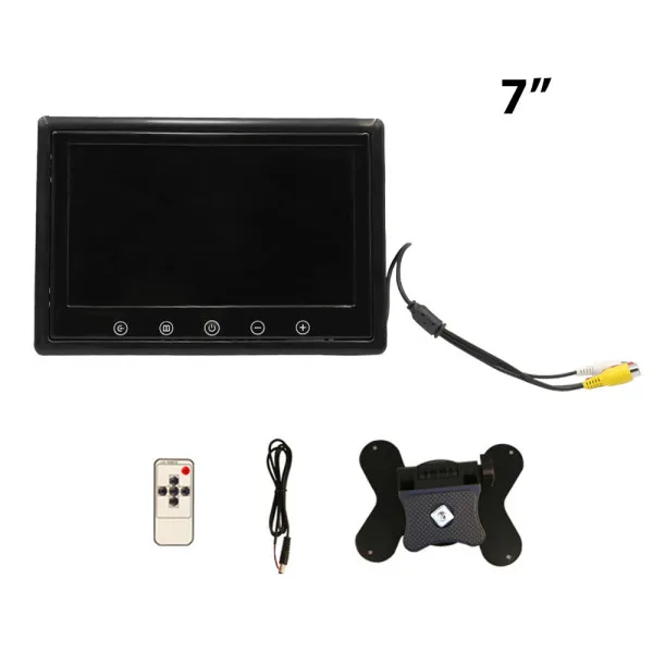Οθόνη 7" TFT 12V για Ταμπλό Αυτοκινήτου Universal με Τηλεχειριστήριο D-118
