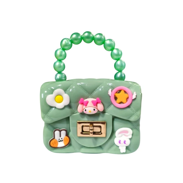 Παιδικό πορτοφόλι Τσαντάκι My Melody με κέρματα Jelly Mini Chain H42-1 Πράσινο