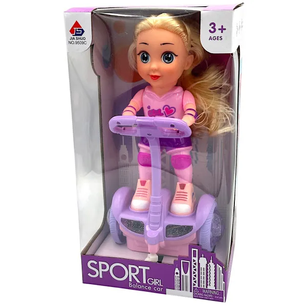 Παιχνίδι Κούκλα Skater με Ήχο & Φώτα 9509C μωβ