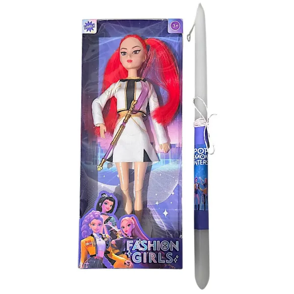 Πασχαλινή Λαμπάδα Κούκλα Φιγούρα K-pop Demon Hunters Mira 40cm L26-51383-2