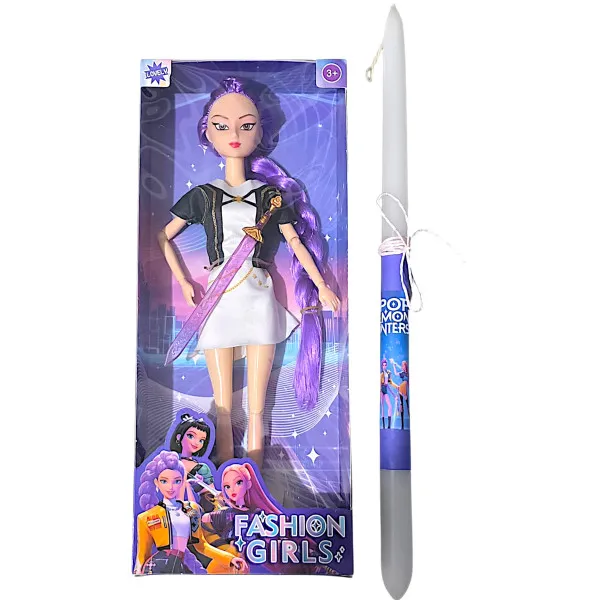 Πασχαλινή Λαμπάδα Κούκλα Φιγούρα K-pop Demon Hunters Rumi 40cm L26-51383-1