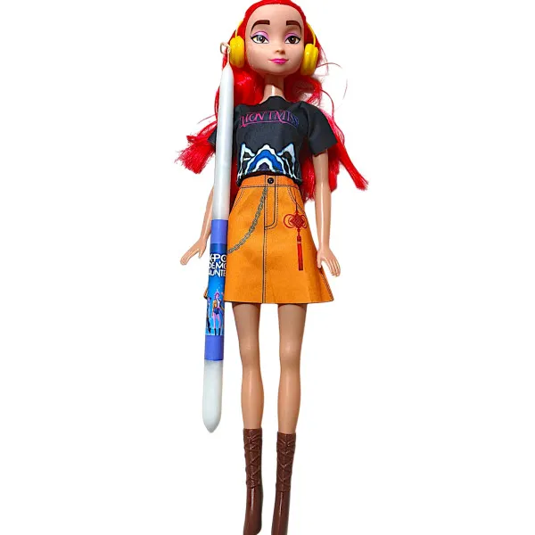 Πασχαλινή λαμπάδα Κούκλα Φιγούρα KPOP Demon Hunters Mira 55cm L537383-83