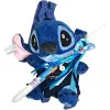 Πασχαλινή Λαμπάδα Λούτρινη τσαντα backpack Disney Lilo And Stitch 36cm L26-10614 Μπλε