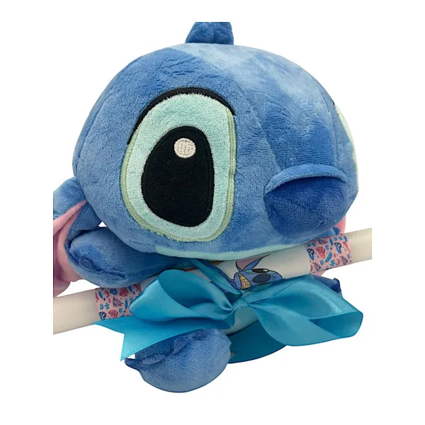 Πασχαλινή λαμπάδα Mohicans με Λούτρινο Disney Stitch 28cm L140