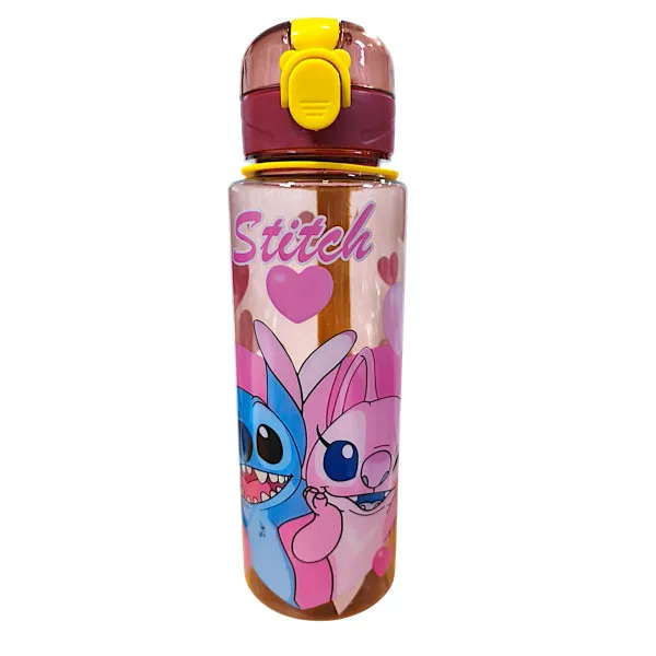 Πλαστικό Μπουκάλι Disney Stitch 700ml 24801-3-1 Ροζ