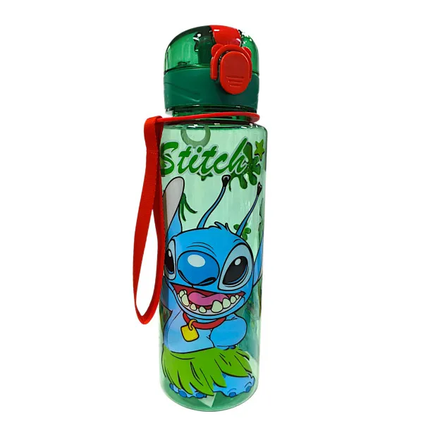 Πλαστικό Μπουκάλι Disney Stitch 700ml 24801-3-3 Πράσινο
