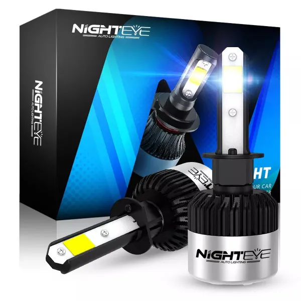 Nighteye LED Headlights A315-S2-H1 72V Pair 6500K Cool White 9000LM / LED Headlights IP68 Waterproof High Low Beam - H1