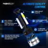 Nighteye LED Headlights A315-S2-H1 72V Pair 6500K Cool White 9000LM / LED Headlights IP68 Waterproof High Low Beam - H1