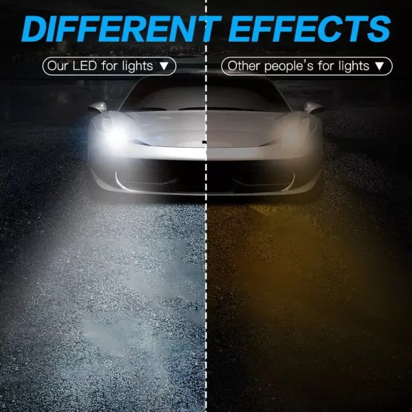 Nighteye LED Headlights A315-S2-H3 72V Pair 6500K Cool White 9000LM / LED Headlights IP68 Waterproof High Low Beam - H3