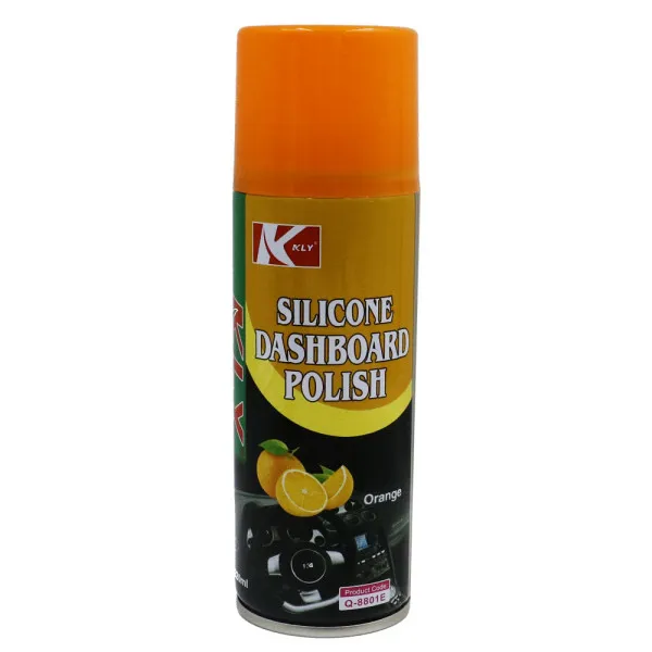 Σπρέι Γυαλίσματος - Προστασίας για Εσωτερικά Πλαστικά - Ταμπλό με Άρωμα Πορτοκάλι 220ml KLY Q-8801E-220