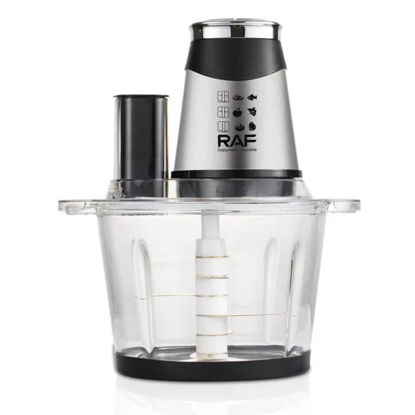 Raf Πολυκόπτης Multi 600W με Δοχείο 3lt Μαύρος R.7058