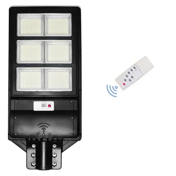 Led Αδιάβροχο Ηλιακό Επιτοίχιο Φωτιστικό 300W 51840LM με Ανιχνευτή Κίνησης Rixme RL.WZ-300W