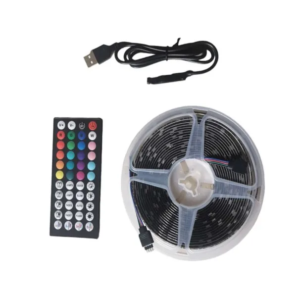Αδιάβροχη Ταινία LED RGB 5m με Τηλεχειριστήριο RZ-136