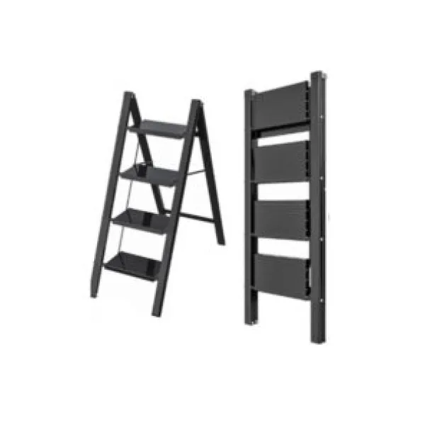 Σκαλοσκαμπό Αλουμινίου 4 Σκαλιών JBY-HZ4F Μαύρο