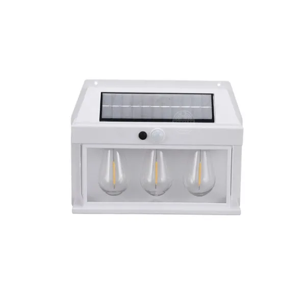 Ηλιακό φωτιστικό LED με 3 λάμπες SN23521-84A Μαύρο χρώμα