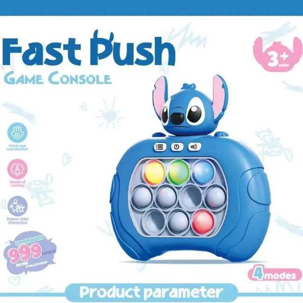 Speed Push Lilo & Stitch Παιχνίδι Pop It Ηλεκτρονικό Αντιστρές Παιχνίδι 902A