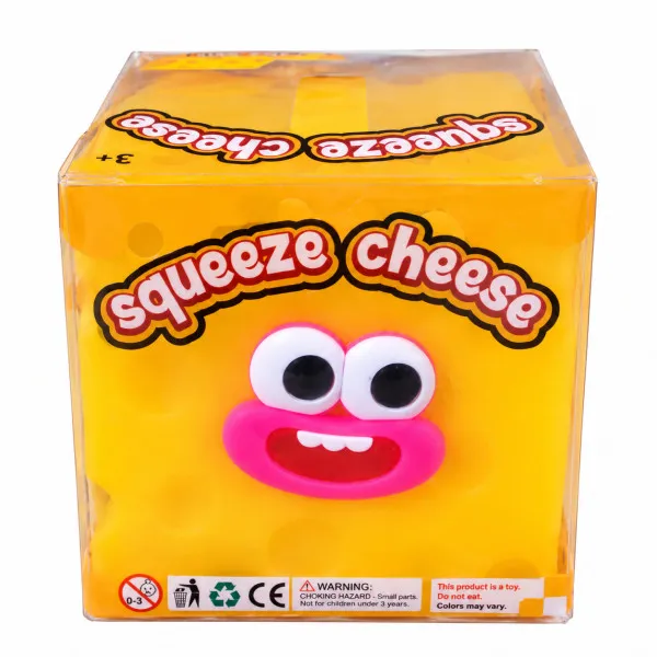 Squeeze Cheese Αστείο Squishy Τυρί με Διαφορετικές Φατσούλες 3+ 48369-9