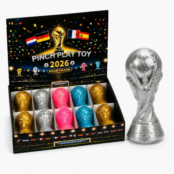 Squishy "Pinch Play Toy 2026" 35632-3 Ασημί