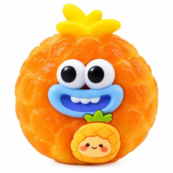 Slow-Rising Soft Pineapple Bun Anti-Stress Toy 80046-1