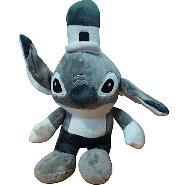 Stitch Λούτρινο 22cm 1440-86446-6 Γκρι
