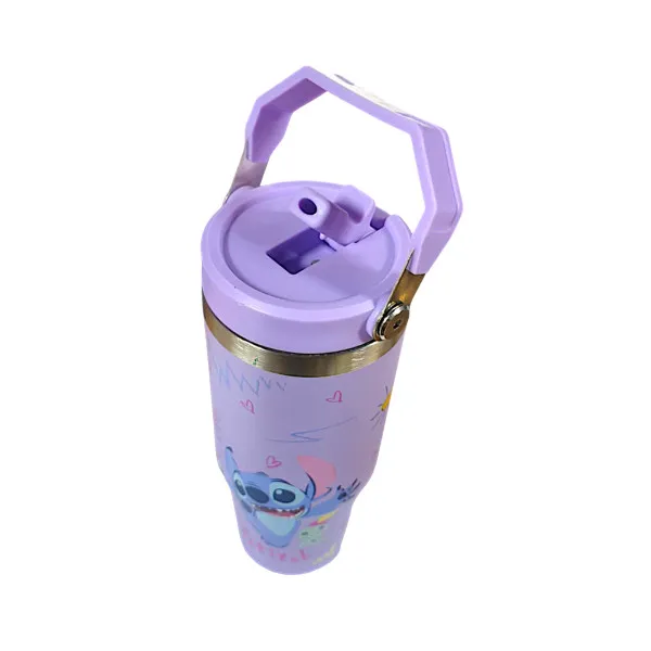 Stitch Θερμός παγούρι Ζεστό Κρύο 30oz 890ml 70094-1 Μωβ