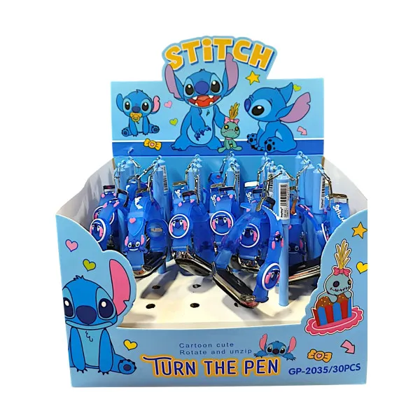 Στυλό Τζελ 0.38mm με Ρολόι Stitch GP-2035