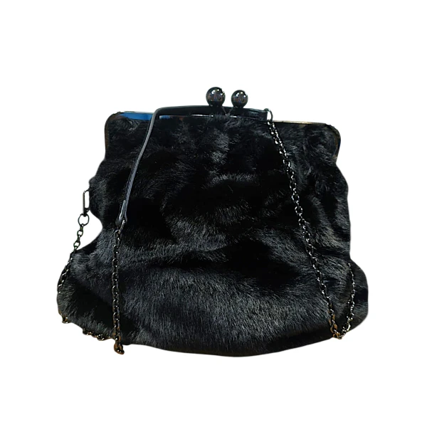 Τσάντα ώμου Γούνα Mohicans PF950-2 Μαύρο