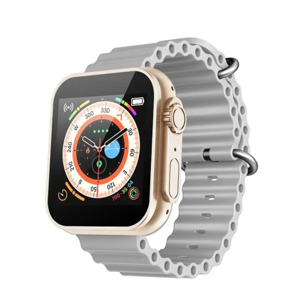 Smartwatch με Παλμογράφο και Απάντηση Κλήσεων - Μηνυμάτων U8 Ultra Λευκό