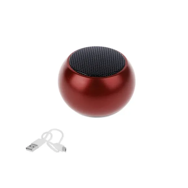 Mini Φορητό Ασύρματο Ηχείο Bluetooth 3W με Διάρκεια Μπαταρίας έως 4 Ώρες Μπορντώ