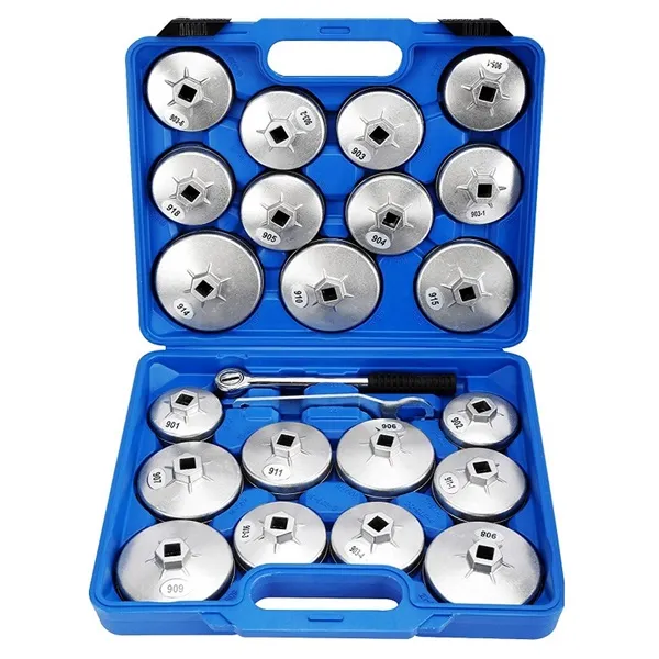 Σετ Φιλτρόκλειδα Κούπας Λαδιού Αλουμινίου Με Καστάνια 23 Τεμ. w16816