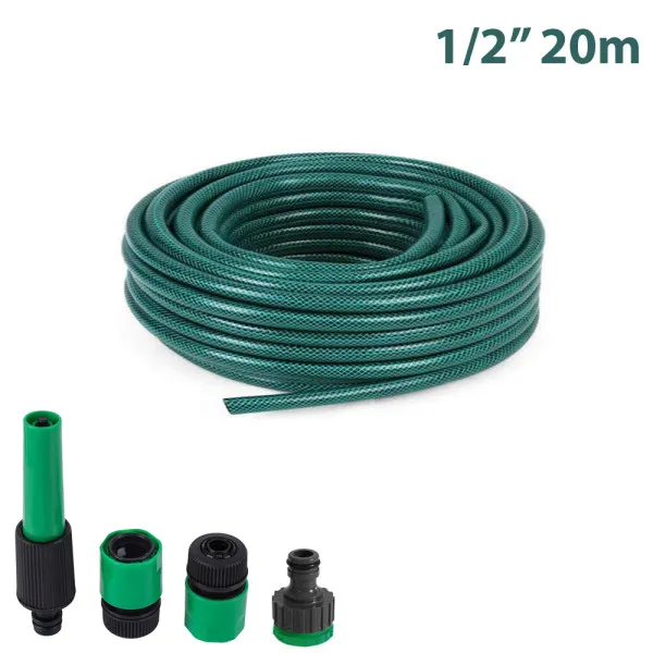 Σετ Λάστιχο Ποτίσματος 1/2" με Εκτοξευτήρα Νερού 20m