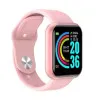 SMARTWATCH  BRACELET ΠΑΛΜΟΓΡΑΦΟΣ Y68 ΡΟΖ