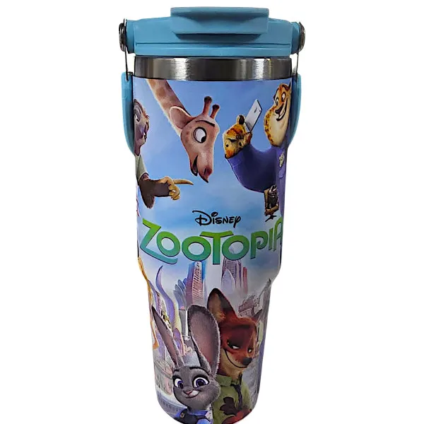 Zootopia Nike&Judy - Judy Hopps και Nick Wilde  Θερμός Παγούρι Ζεστό Κρύο 900ml 70806-3 Μπλε