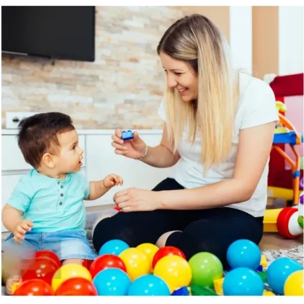 Πλαστικές Πολύχρωμες Μπάλες Παιχνιδιού Για Παιδιά 1τεμ 10200-2