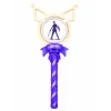 Μαγικό Ραβδί KPOP Demon Hunters Rumi Μωβ 42cm με Φως και Ήχο 51538-2