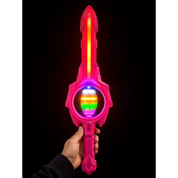 LED Σπαθί KPOP Demon Hunters Rumi Ροζ με Φως και Ήχο 51537-2