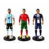Σετ 3 Φιγούρες Δράσης Ποδοσφαιριστές Lionel Messi Cristiano Ronaldo Kylian Mbappe 30cm 50614-SET